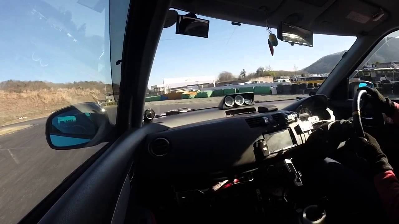 本庄サーキット ZC31クラッシュ