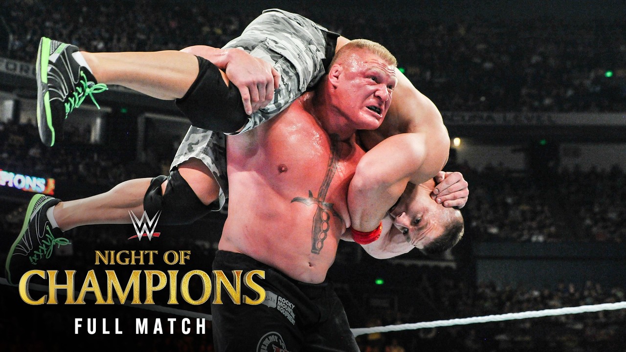 ПОЛНЫЙ МАТЧ: Брок Леснар против Джона Сины | Матч за титул WWE: WWE Night of Champions 2014