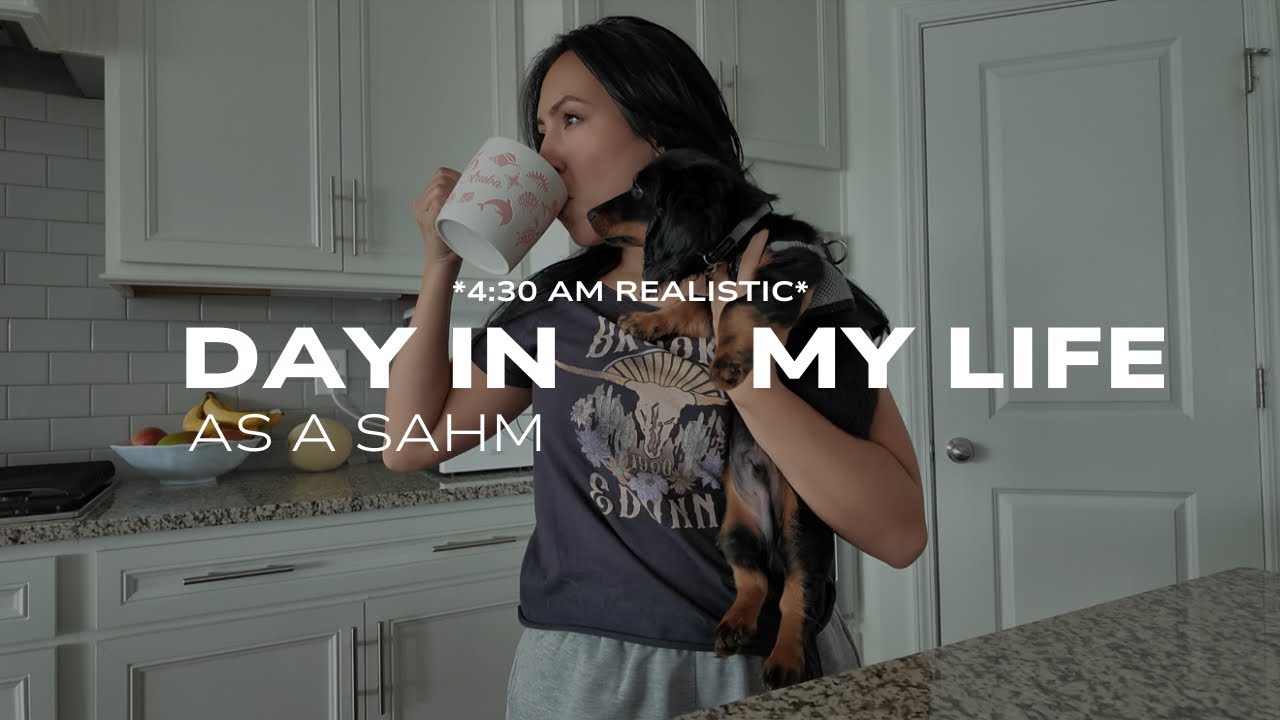 *REALISTIC* 4:30 AM MORNING ROUTINE AS A SAHM