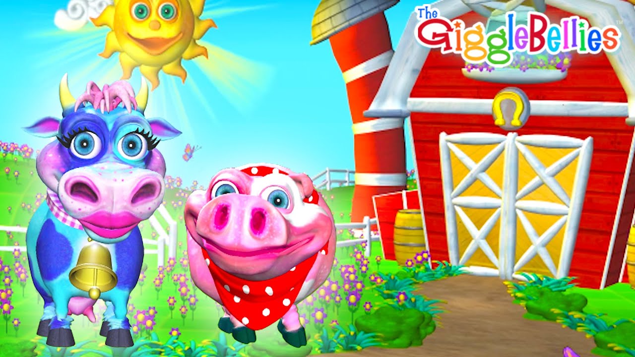 Old MacDonald Had a Farm 🐷 | Animal Songs for Children | GiggleBellies Nursery Rhymes