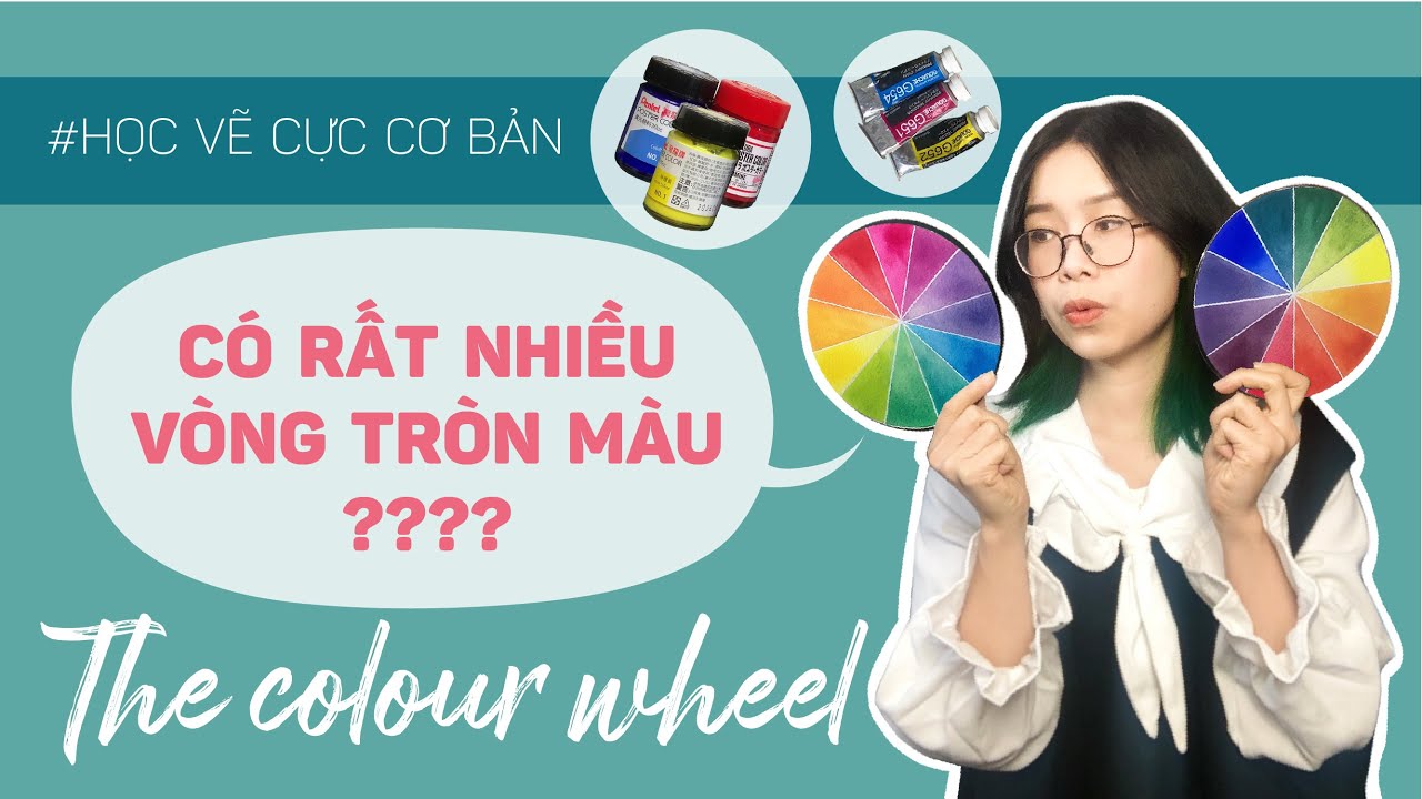 Vòng tròn màu/ #HỌCVẼCỰCCƠBẢN/ The colour wheel