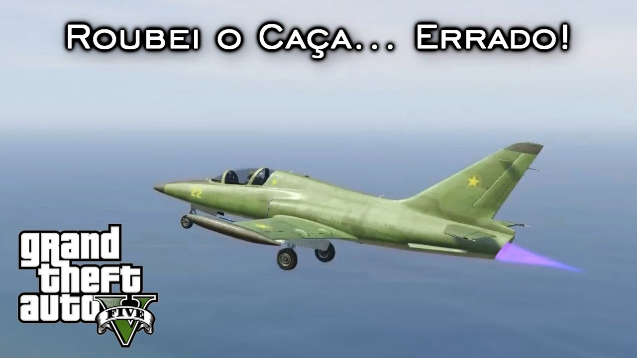 Roubei o caça... errado! - 1ª pessoa | GTA V Nova geração [PT-BR]