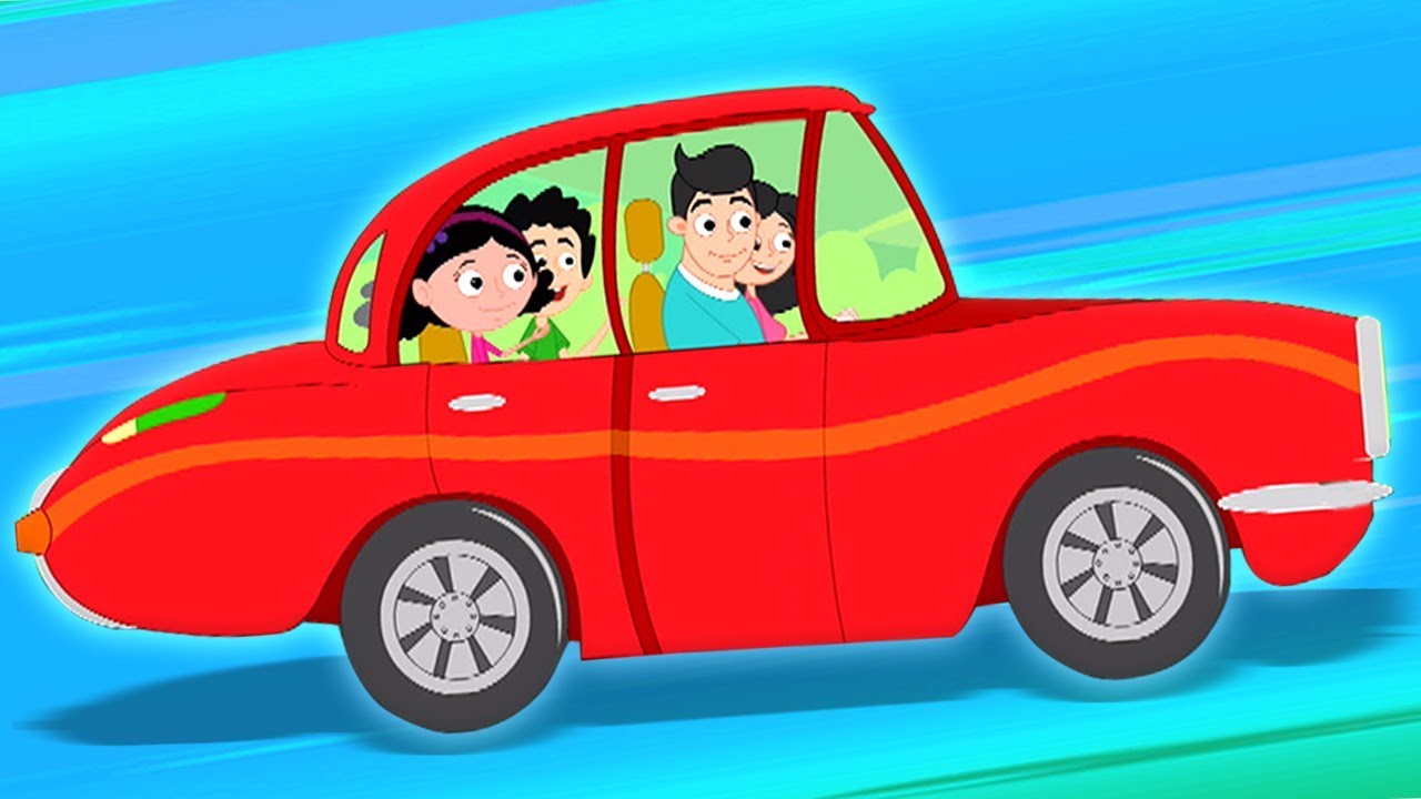 Papas rotes Auto | Deutsch Kinderlieder | Daddys Red Car | Oh My Genius Deutschland