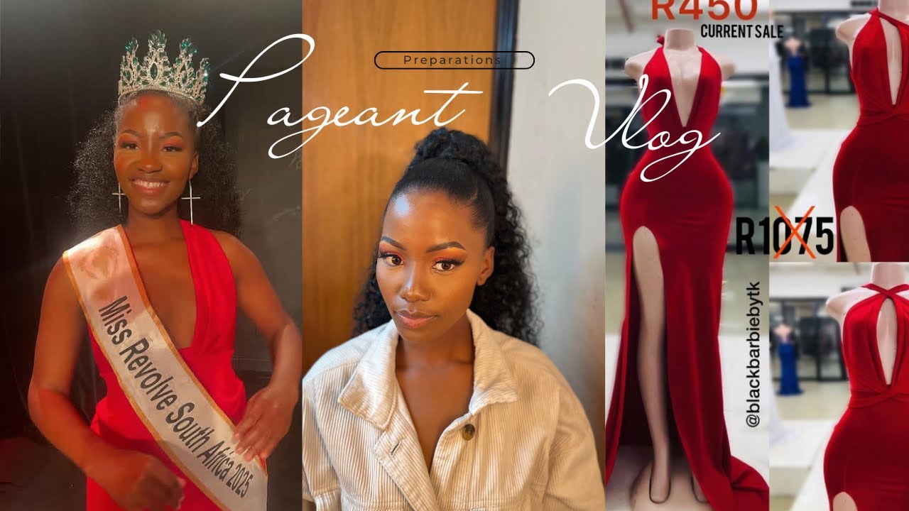 Pageant Vlog:Miss RevolveSA ,Shopping,Crowning &MUA