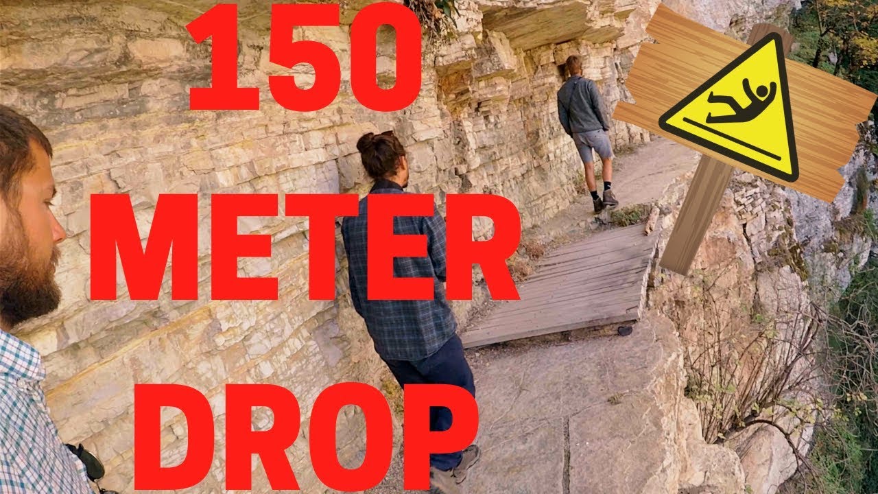 The hidden path in Vikos Gorge