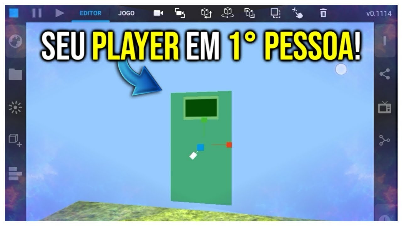 COMO CRIAR UM JOGO NO IT'S MAGIC | CRIANDO UM PLAYER EM 1° PESSOA - Tutorial Its Magic Engine