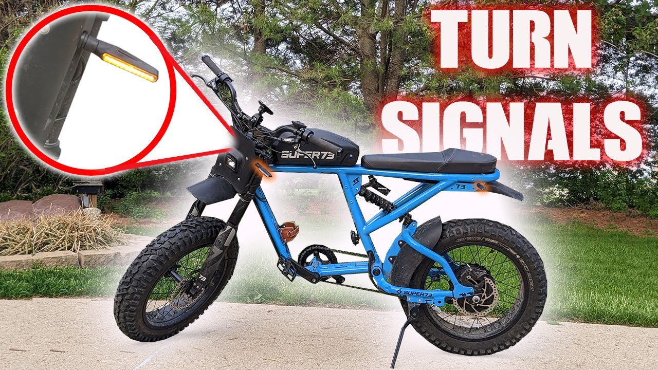 Installing TURN SIGNALS On My Super 73 E-bike #super73 #electric #diy