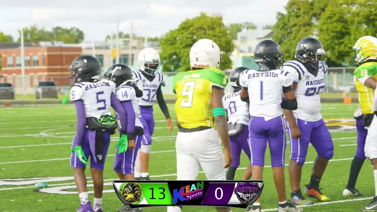 12u Week 2  The Old Town Ducks vs The Eastside  Raiders  - Detroit Football 2024