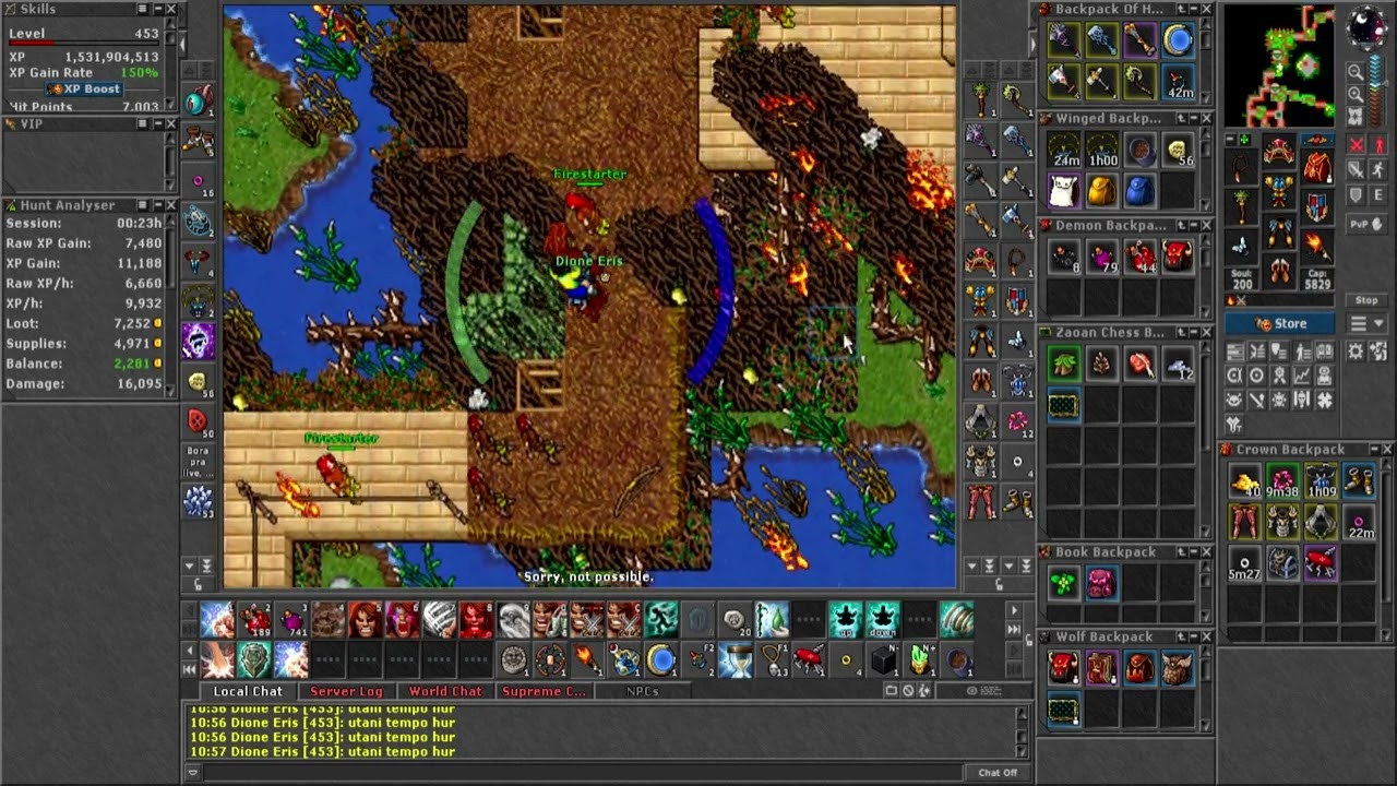 Como pagar sua primeira PA sendo Free Tibia