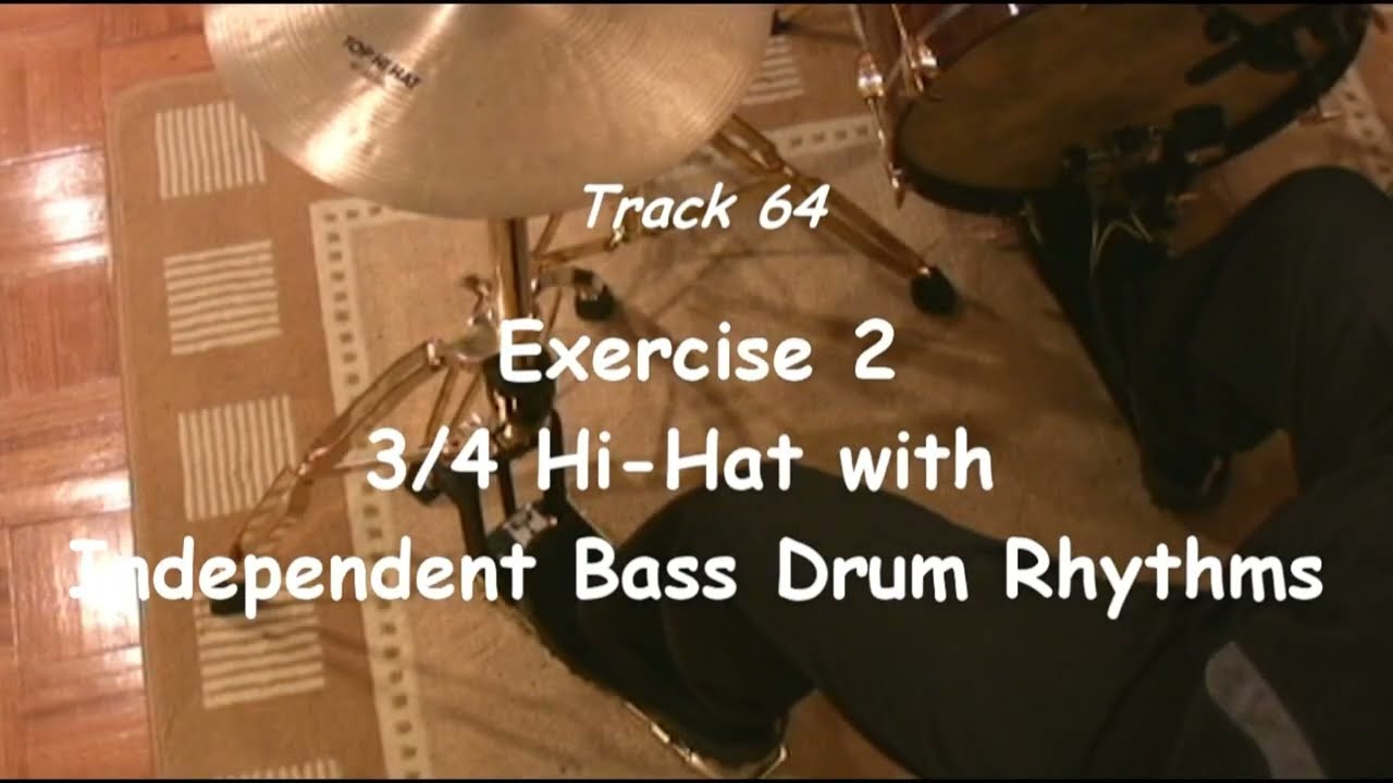 Hi Hat Splash and Bass Drum Motion Exercises from ACDHP Book-Part 5