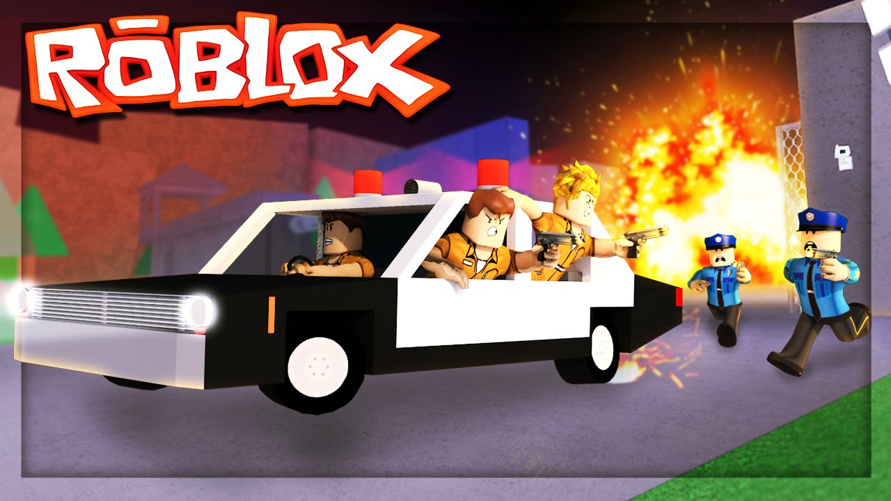 Roblox Prison - STEALING A COP CAR & ESCAPING PRISON! (Redwood Prison Roleplay)
