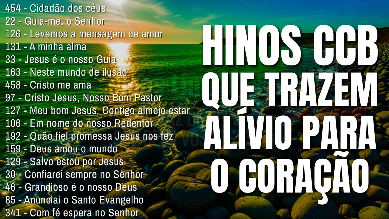 HINOS CCB 38, 107, 4, 78, 140, 125… BELOS HINOS CCB COM LETRA 💖 LINDOS HINOS CCB CANTADOS