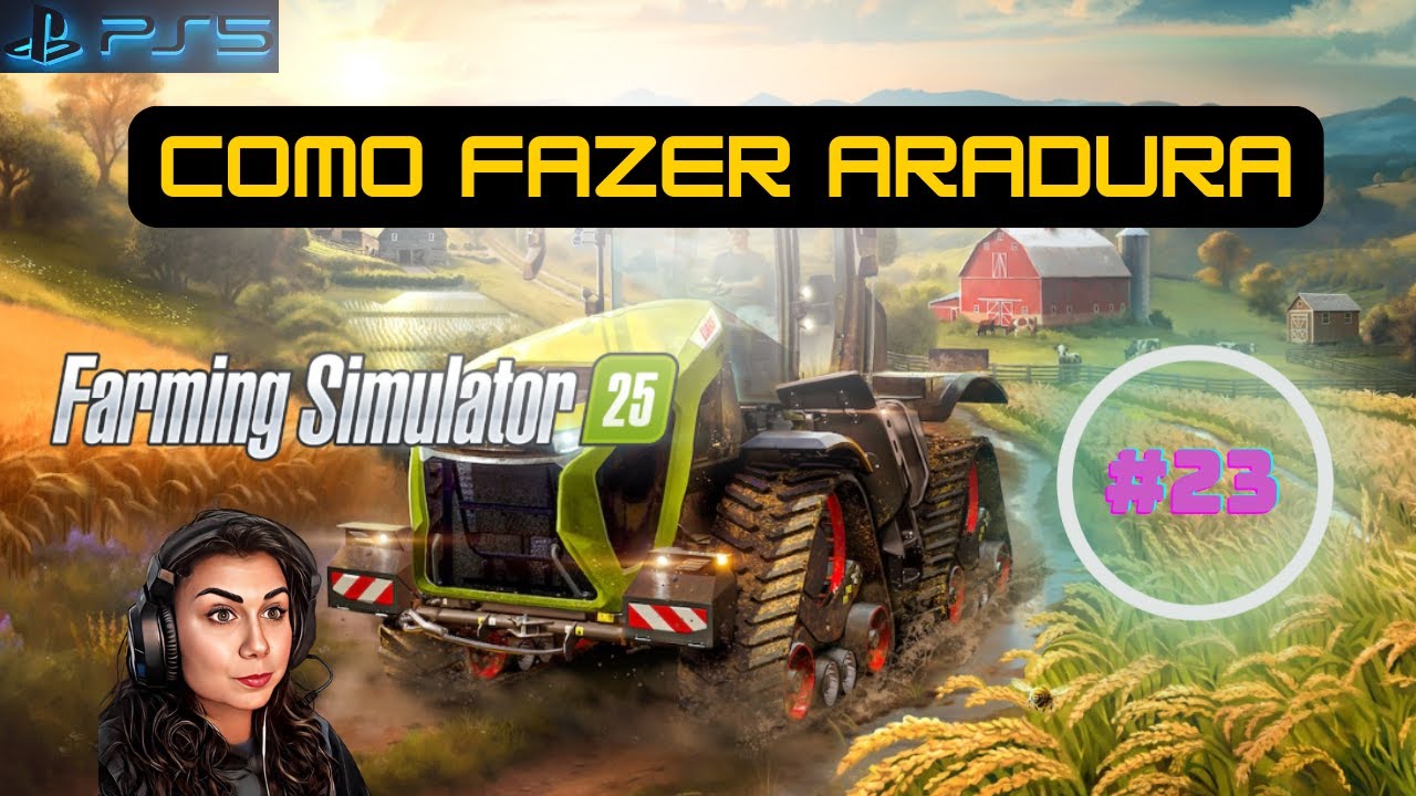 🎮 FARMING SIMULATOR 25 - COMO FAZER ARADURA -  PS5 Gameplay 4K - #23