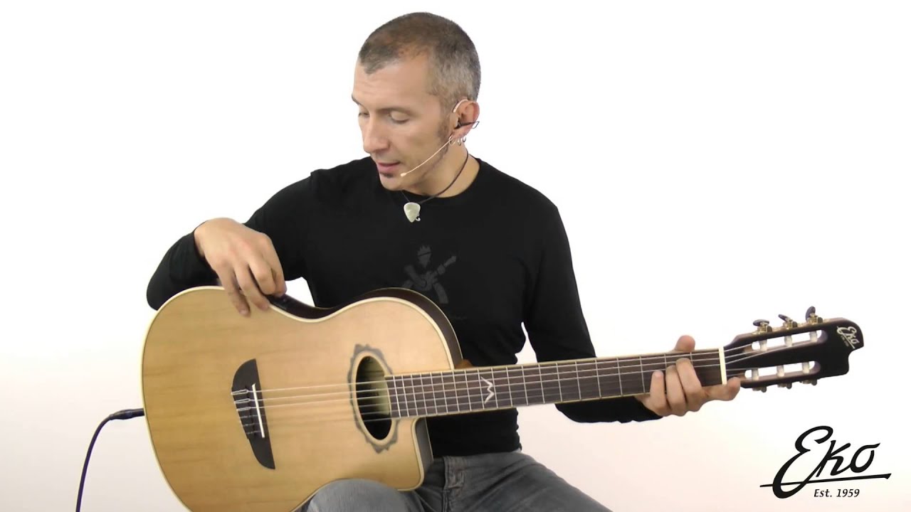 Eko Guitars +MIA Nylon CW Eq Natural - Presentazione + Audio Test