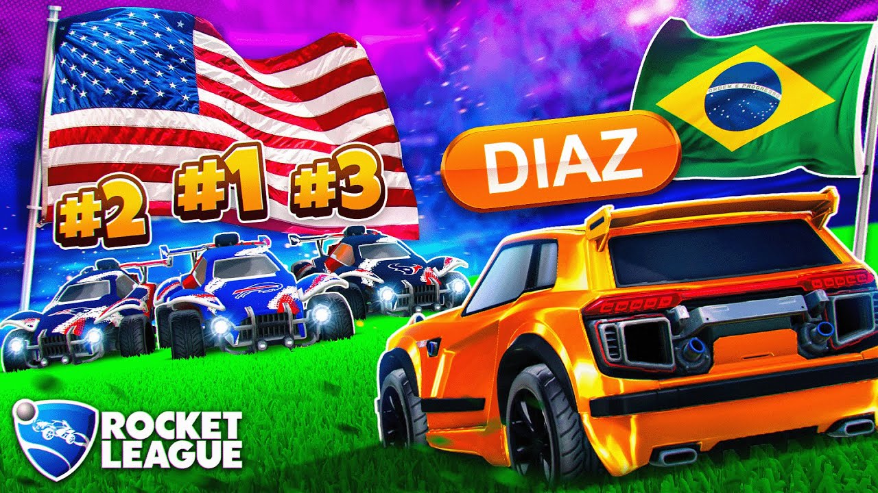 EM 24 HORAS O TOP 1 BR DESTRUIU OS TRES MELHORES DOS EUA NO ROCKET LEAGUE.. (e levou 1k$)