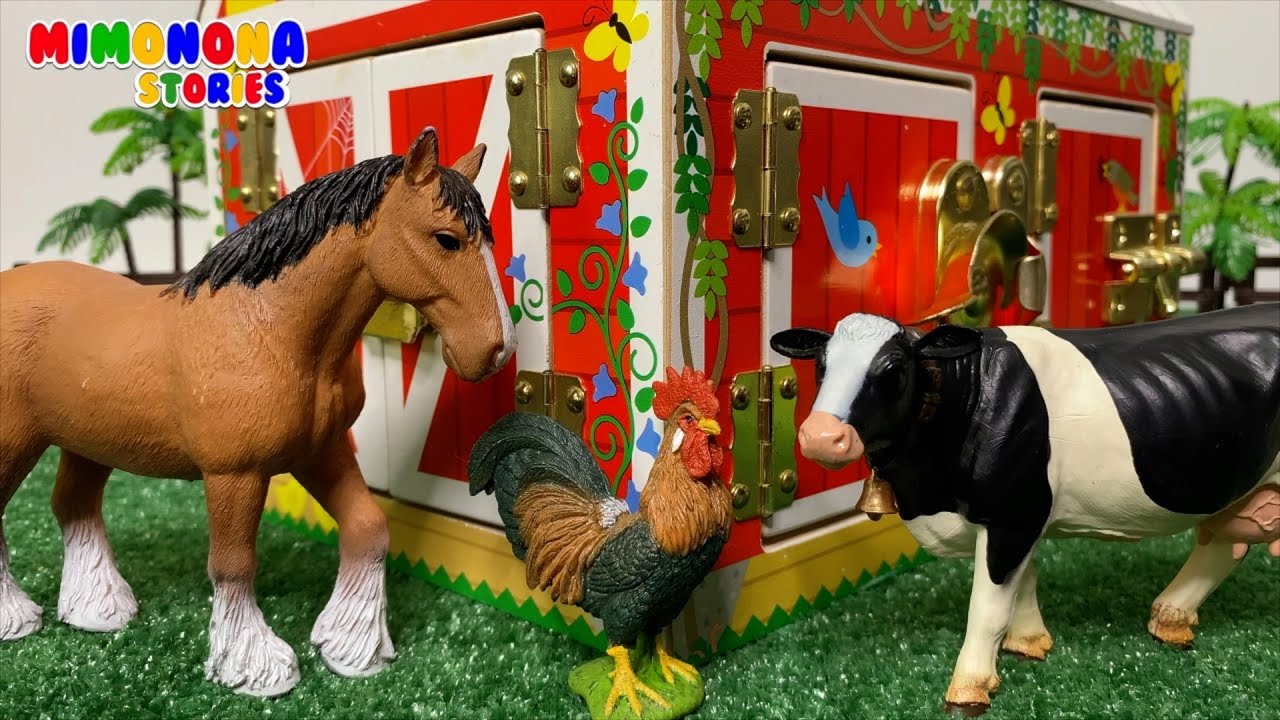 TOC TOC ¿Quién está en la Granja?🐮 Videos de Caballos Sonidos Juegos y mas ✨Mimonona Stories