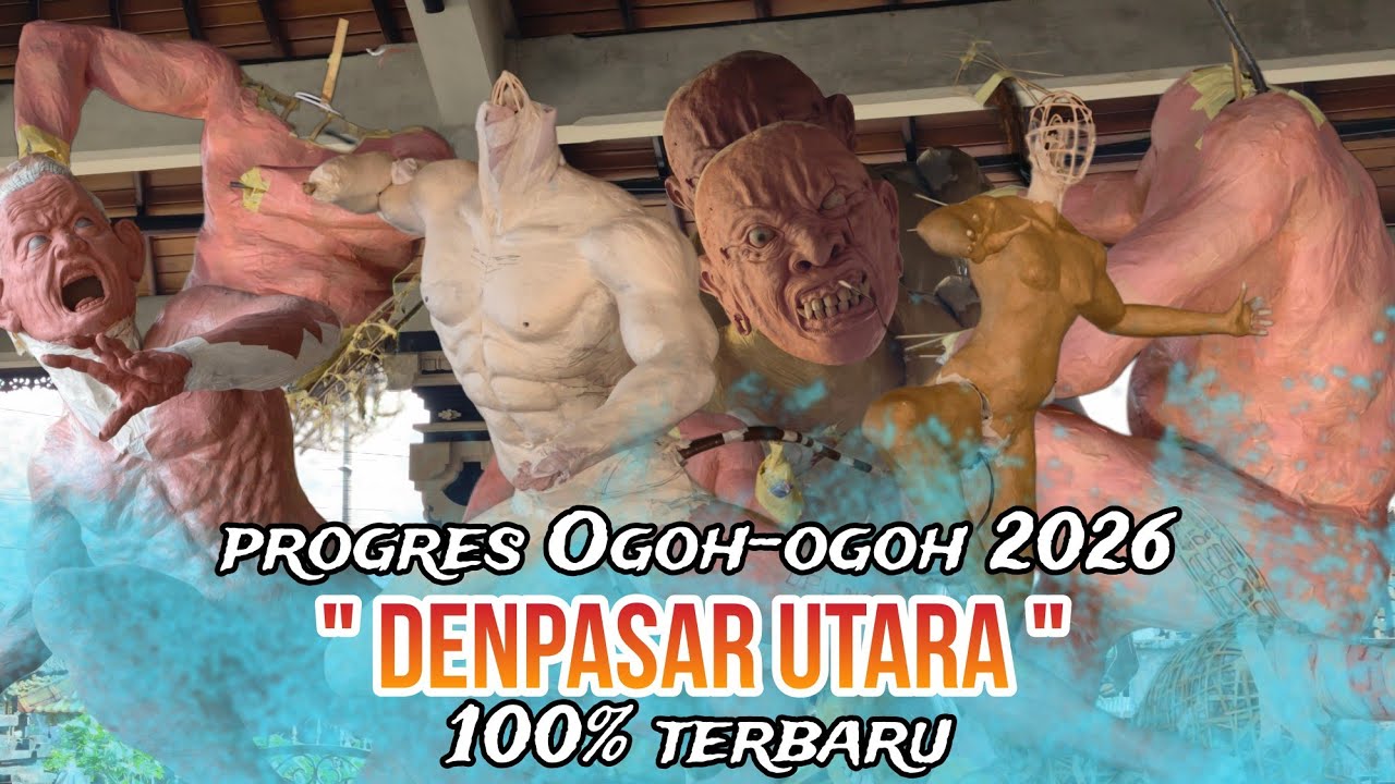 Progres Ogoh-Ogoh Denpasar Utara Terbaru | Keliling Banjar. 