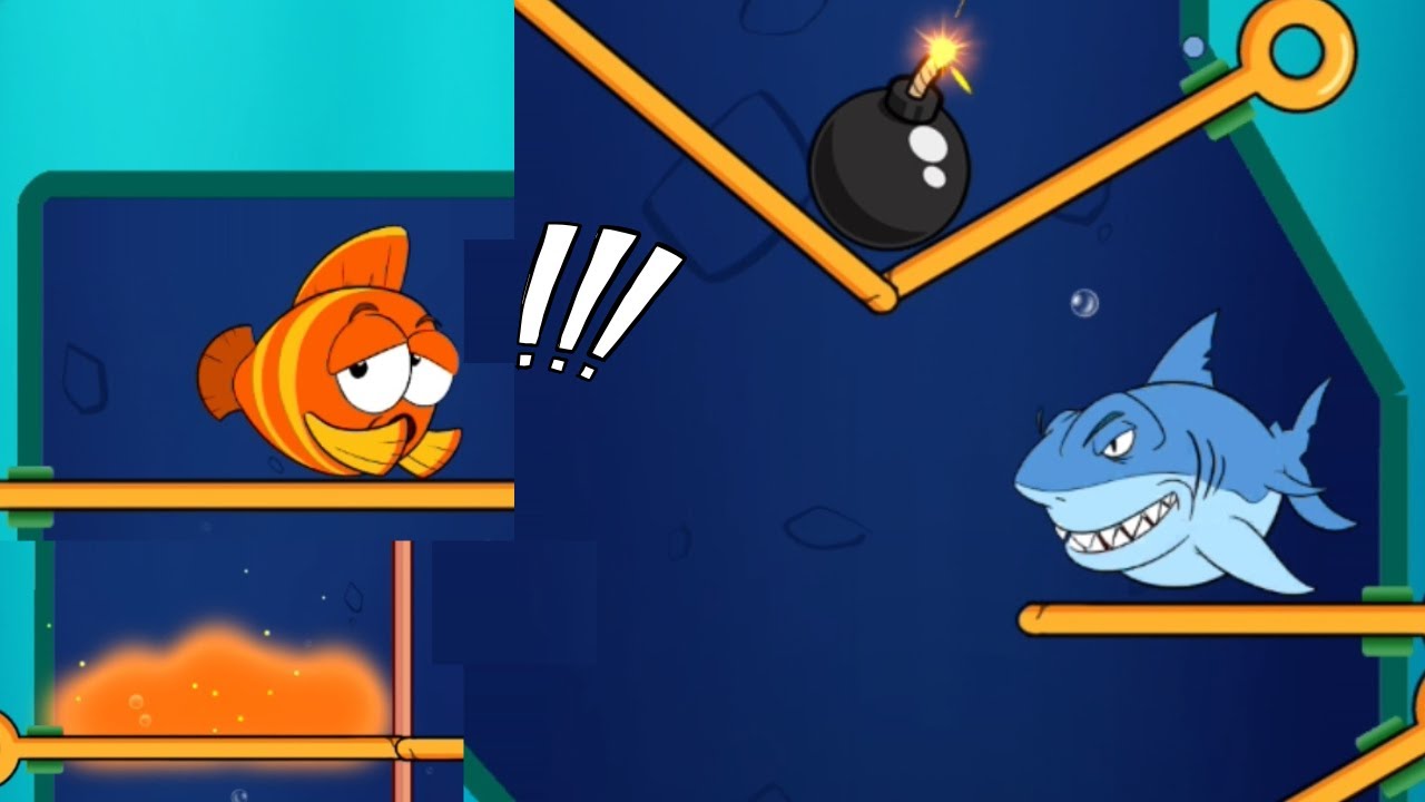 save the fish / pull the pin level save fish game pull the pin android and ios games / mobile game