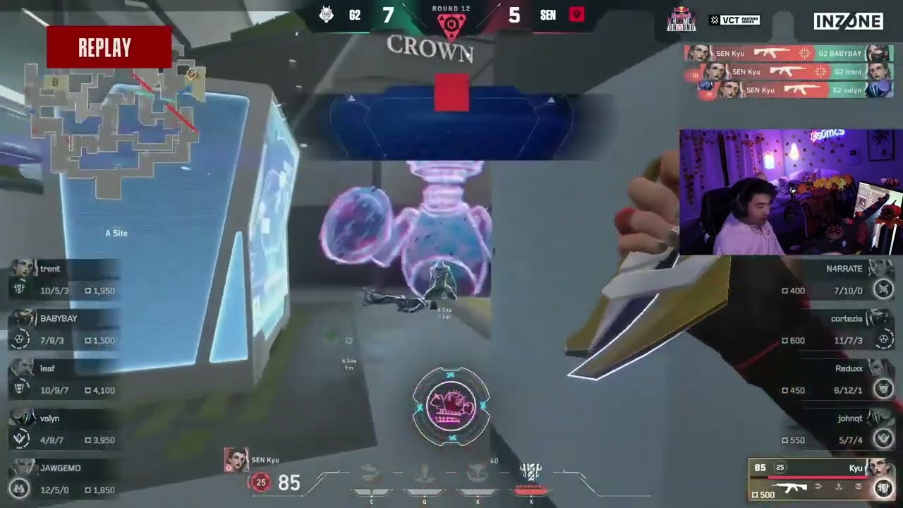 NRG Som в шоке после того, как Трент проиграл раунд новой звезде SEN Кю в поединке 1 на 3