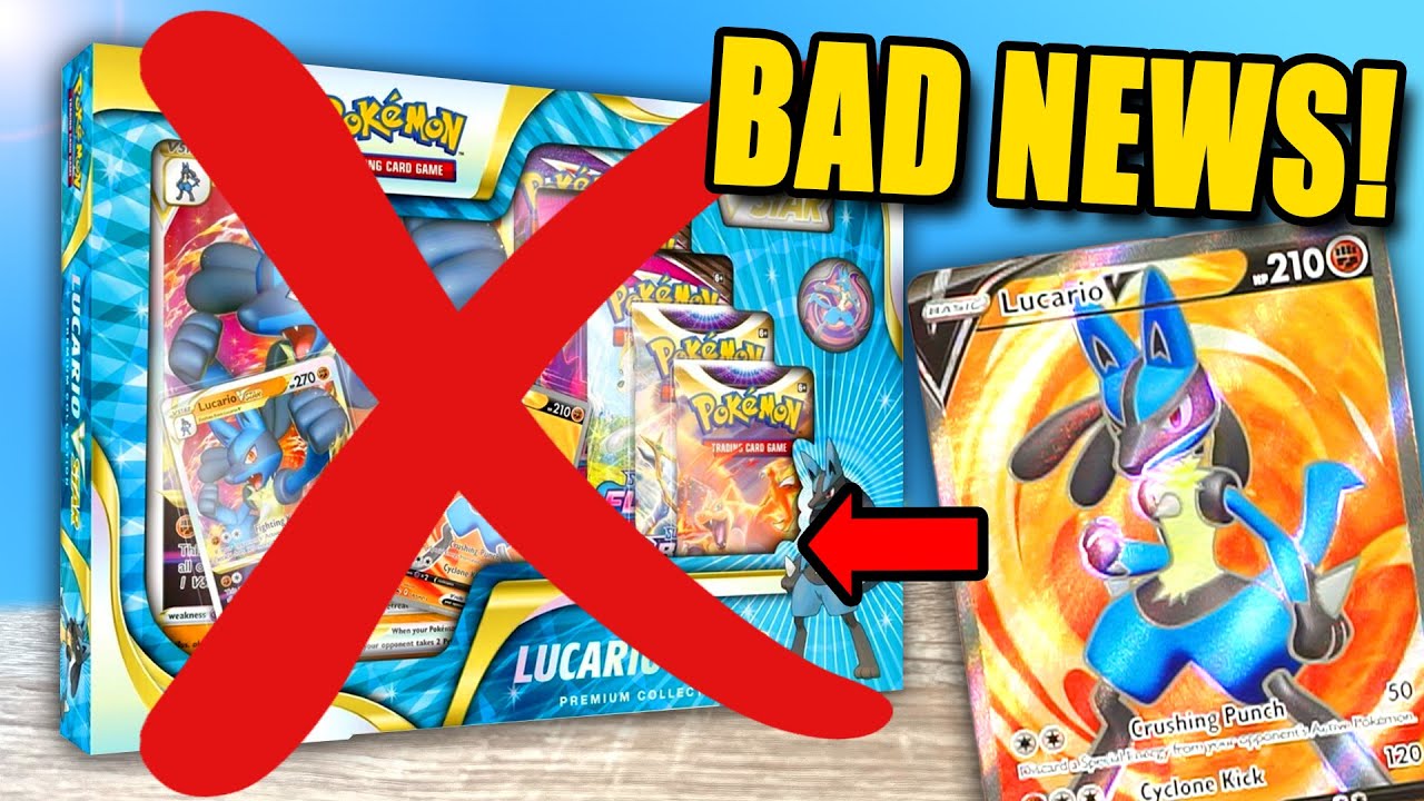 NEW Lucario VSTAR box opening but there is BAD NEWS!