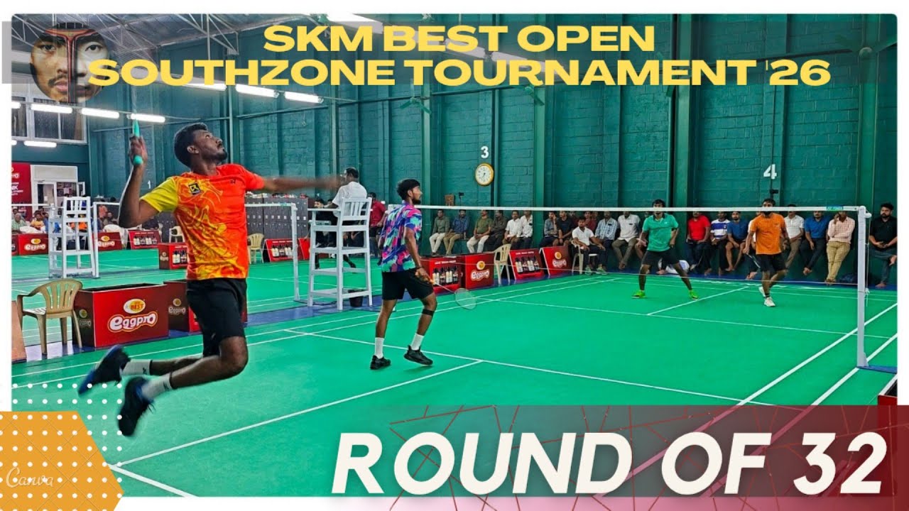 BENNET ANTONY/GAJENDRAN VS VEMBARASA/PREMKUMAR: SKM BEST OPEN BADMINTON TOURNAMENT 2026