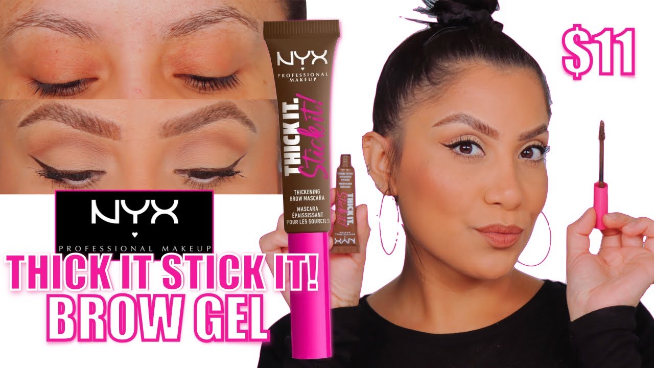 *новинка* NYX THICK IT STICK IT! ОБЗОР ГЕЛЯ ДЛЯ БРОВЕЙ + ТЕСТ НА СТОЙКОСТЬ В ТЕЧЕНИЕ ВСЕГО ДНЯ *р...