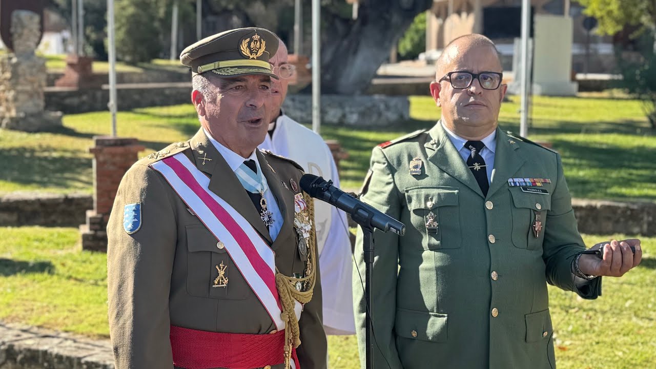 La Legión Ronda: El emotivo recuerdo del TG Julio Salom a Manuel Estrada, Premio Legión Española