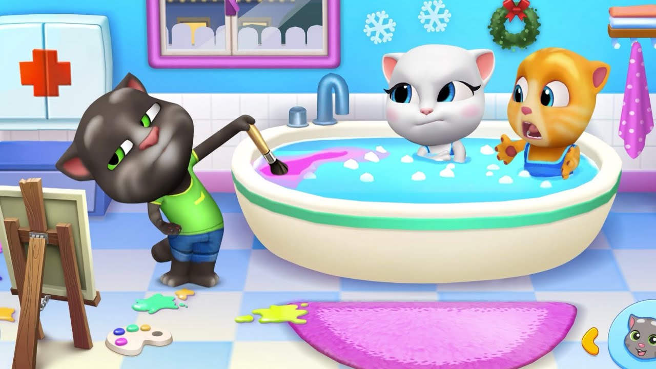 My Talking Tom Friends (iOS, Android) Gameplay Walkthrough (Outfit7) - HD