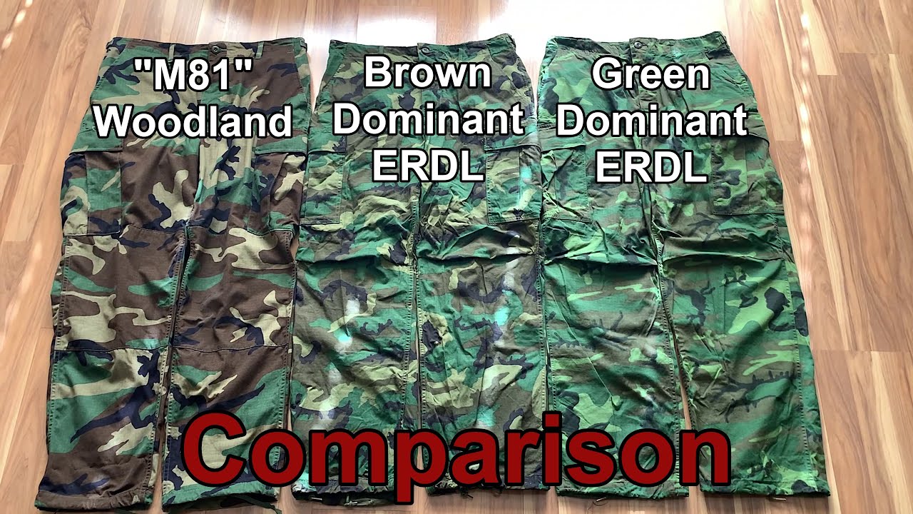 Camouflage Comparison: 