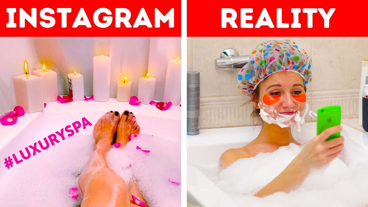 INSTAGRAM VS REALITY || THE FUNNY TRUTH BEHIND THE SCREEN