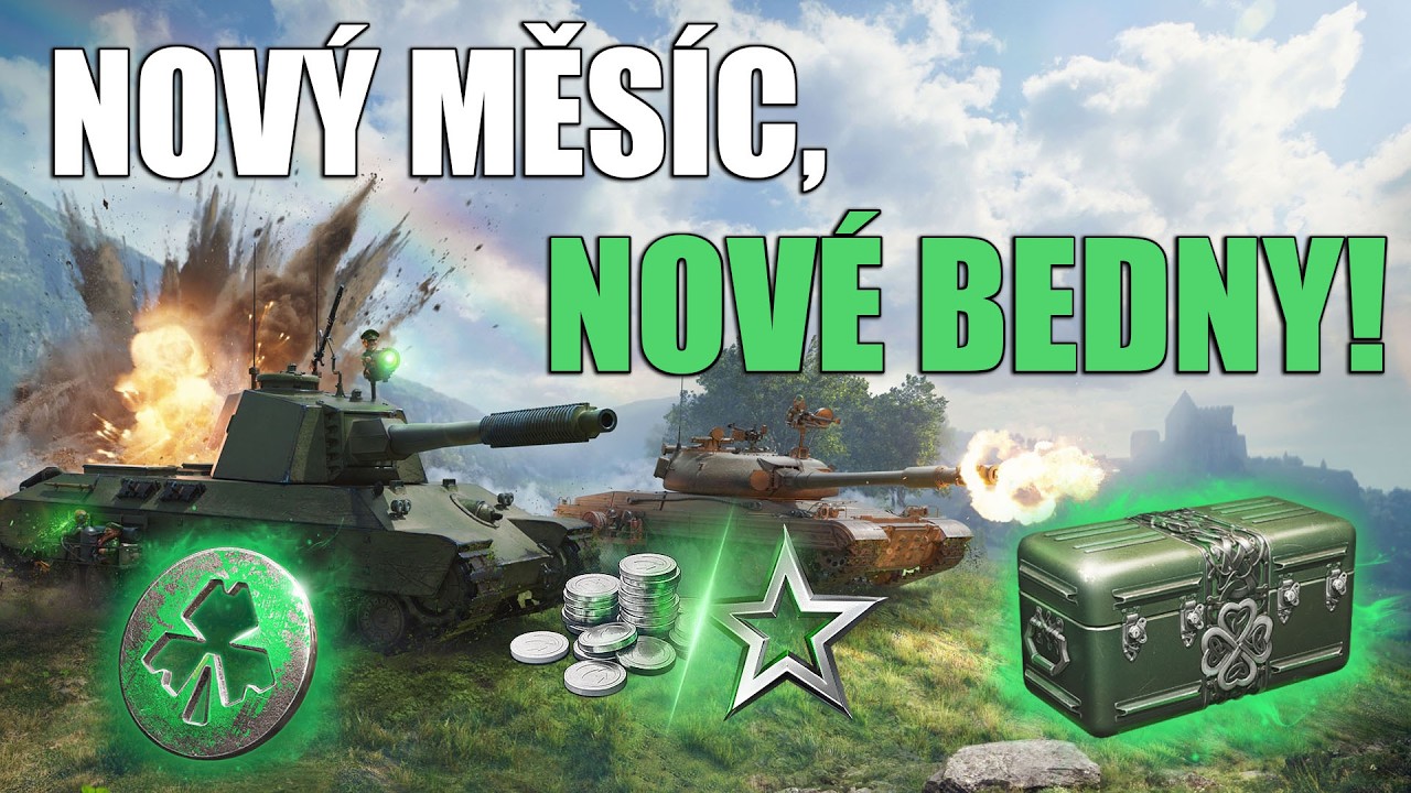 NOVÝ MĚSÍC, NOVÉ BEDNIČKY (Z TOHO DVĚ ZDARMA!) 🍀| WoT