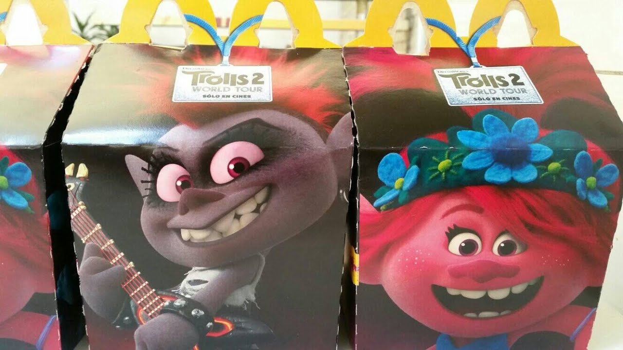 Cajita Feliz McDonald's Trolls 2 World Tour Dreamworks (Septiembre/Octubre 2020) Parte 2