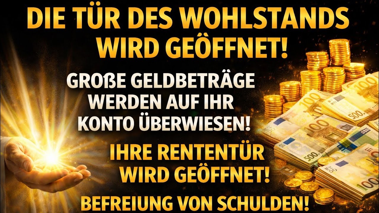 🙏💰GOTT ÖFFNET JETZT DEN HIMMEL – FINANZIELLER SEGEN KOMMT IN DEIN HAUS!