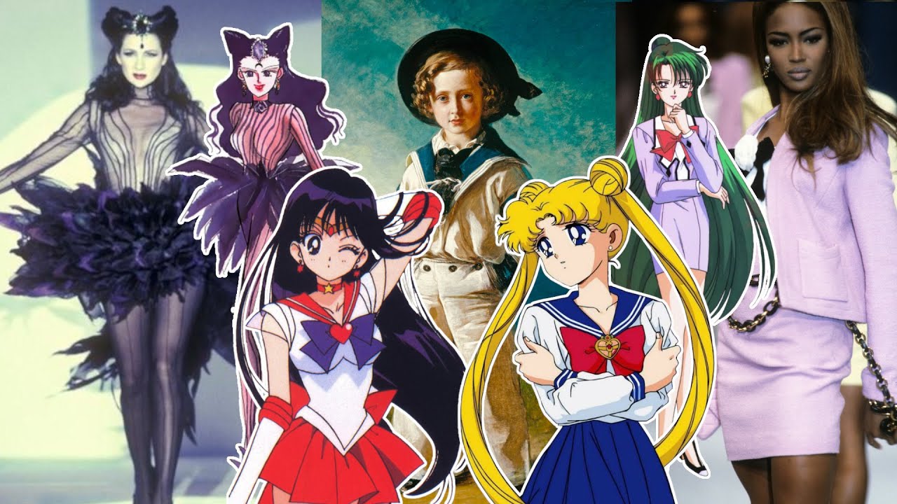 sailor moon and its fashion influences 🌙🪐👑