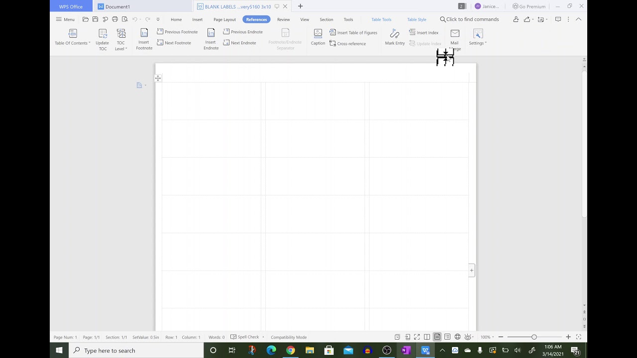 Tutorial: Create address labels in WPS Writer software
