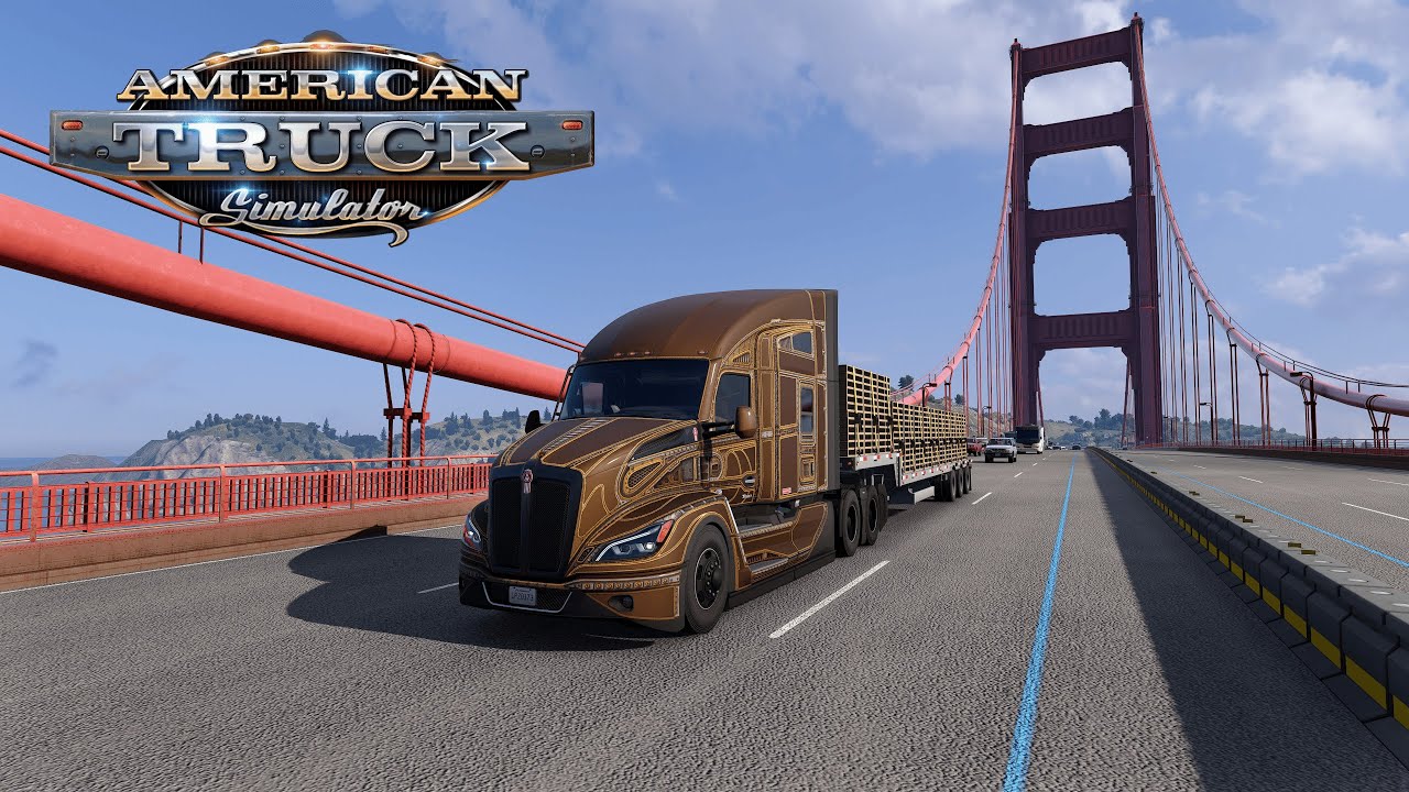 American Truck Simulator. Рейс Юкайа - Лос-Анджелес