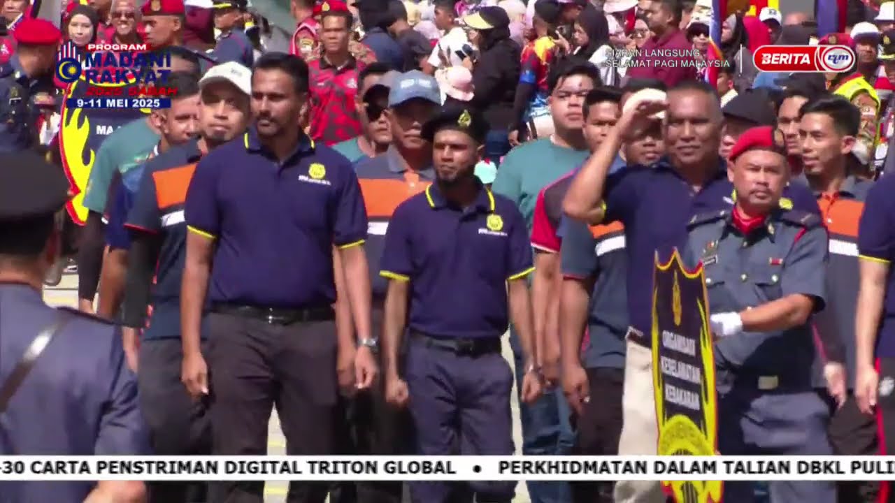 4 MEI 2025 - SPM - PERBARISAN MASUK, KAWALAN KEHORMATAN BOMBA, PERARAKAN JENTERA