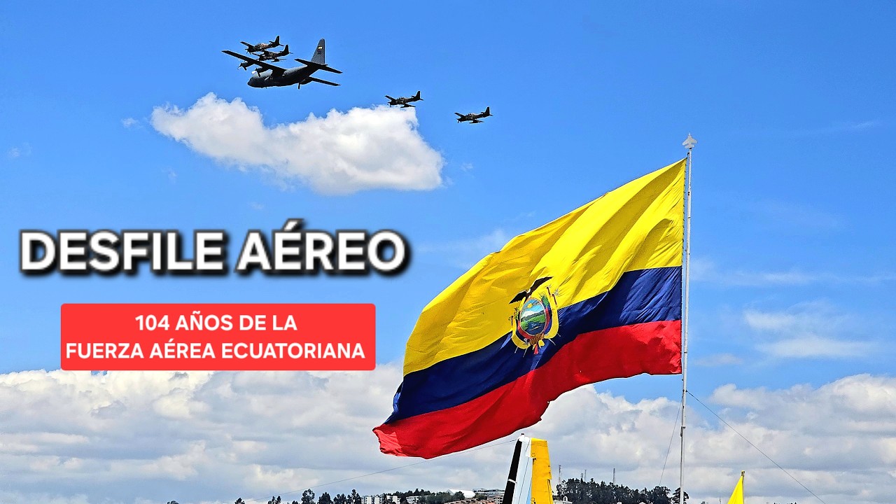 SHOW AÉREO 😱: 104 años de la FUERZA AÉREA ECUATORIANA 🇪🇨