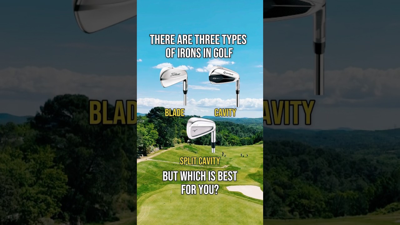 Different types of irons explained! ✅🏌️&zwj;♂️ #golfclubs #golfirons #golf