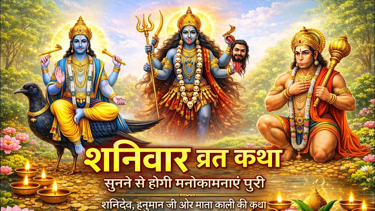 शनिदेव की कृपा प्राप्त करने के लिए शनिवार को ये कथा अवश्य सुनें -Shanivar Vrat Katha - Shanidev Kaha