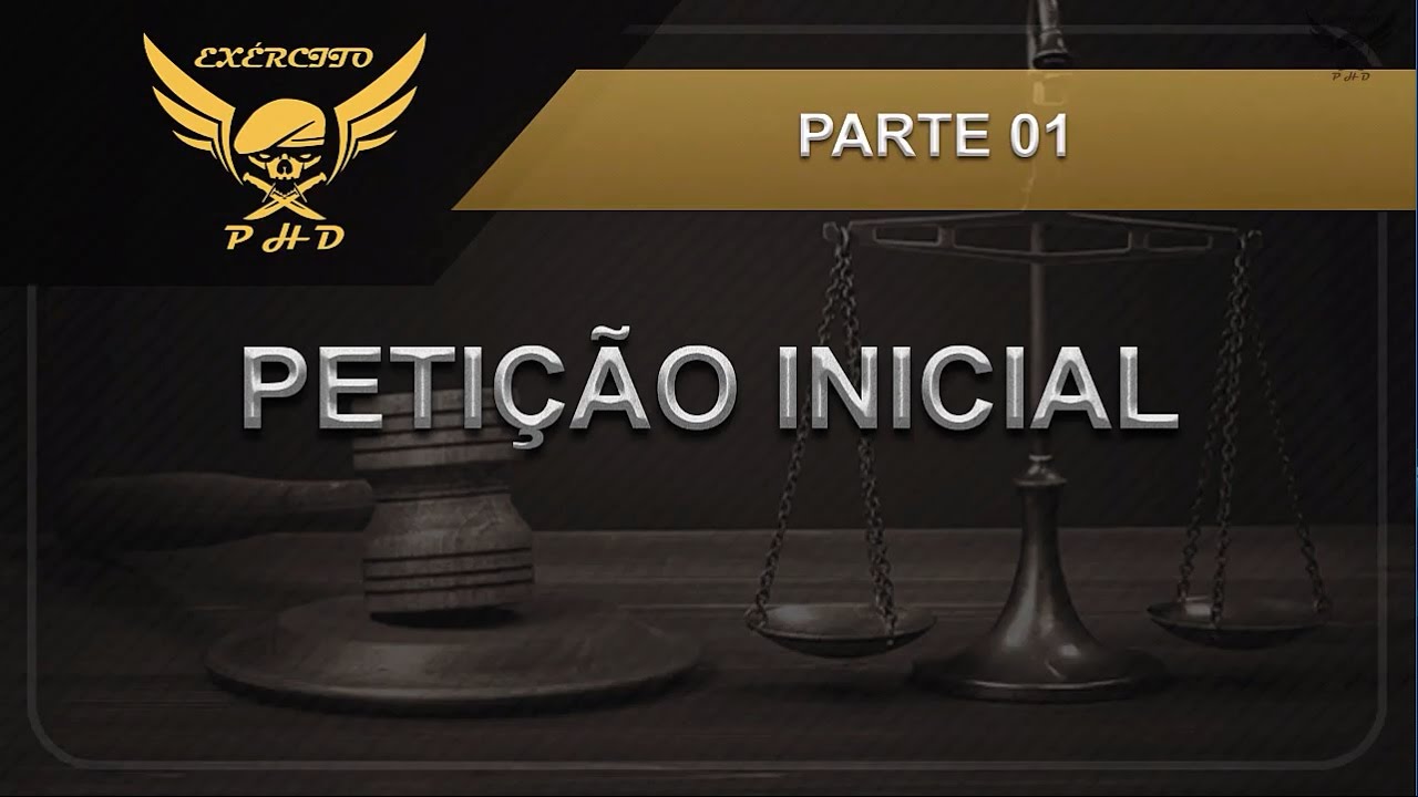 Curso de Direito Processual Civil -  Peti&ccedil;&atilde;o Inicial Parte 01 - Ridison Lucas - Phdconcursos