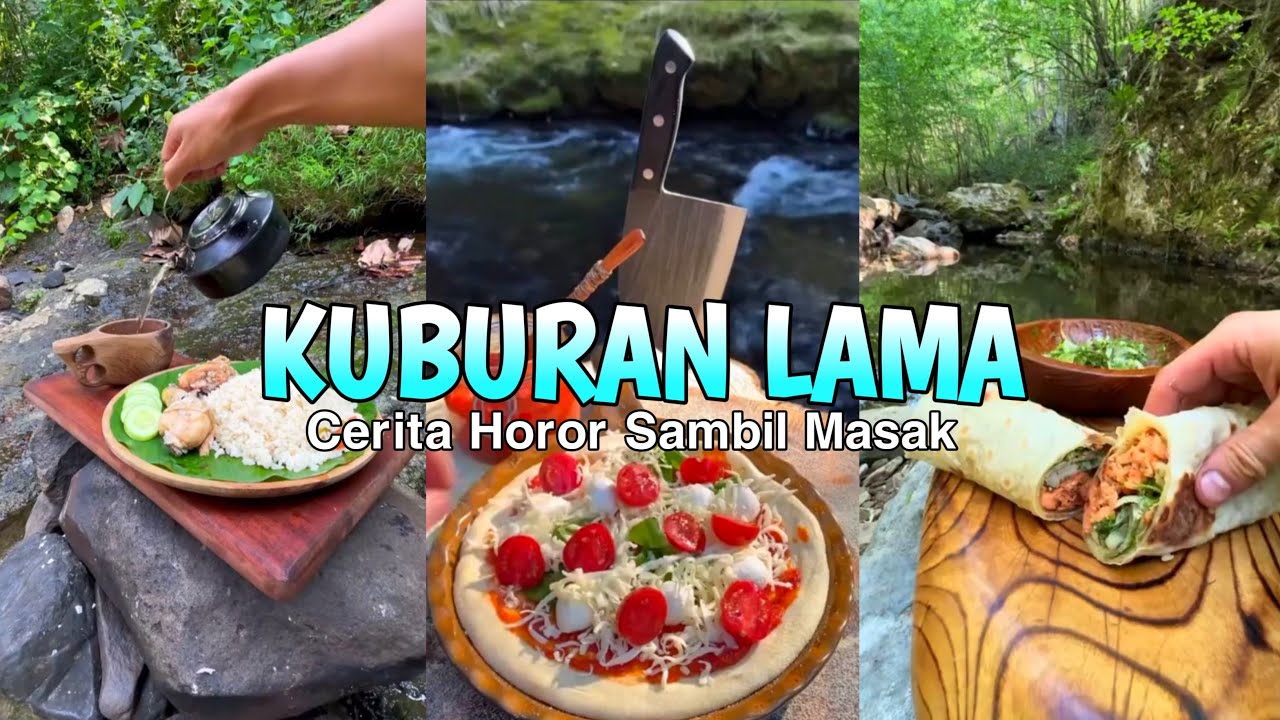 KUBURAN LAMA || CERITA HOROR SAMBIL MASAK MOY BI NAD