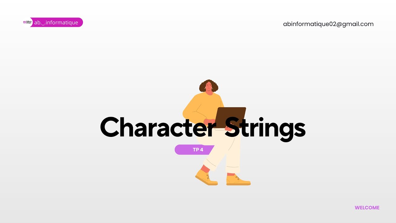 Cours C #6 — Character  Strings
