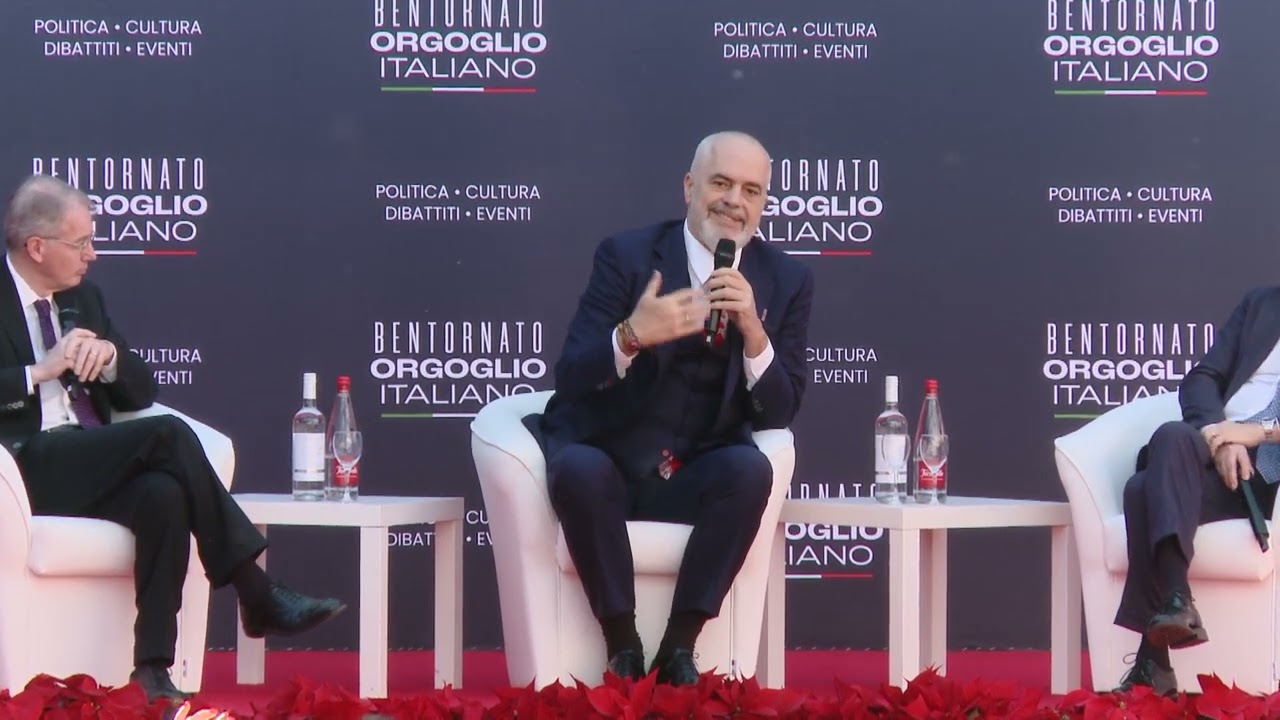 Atreju 2023: Intervista ad Edi Rama (Primo Ministro dell’Albania)