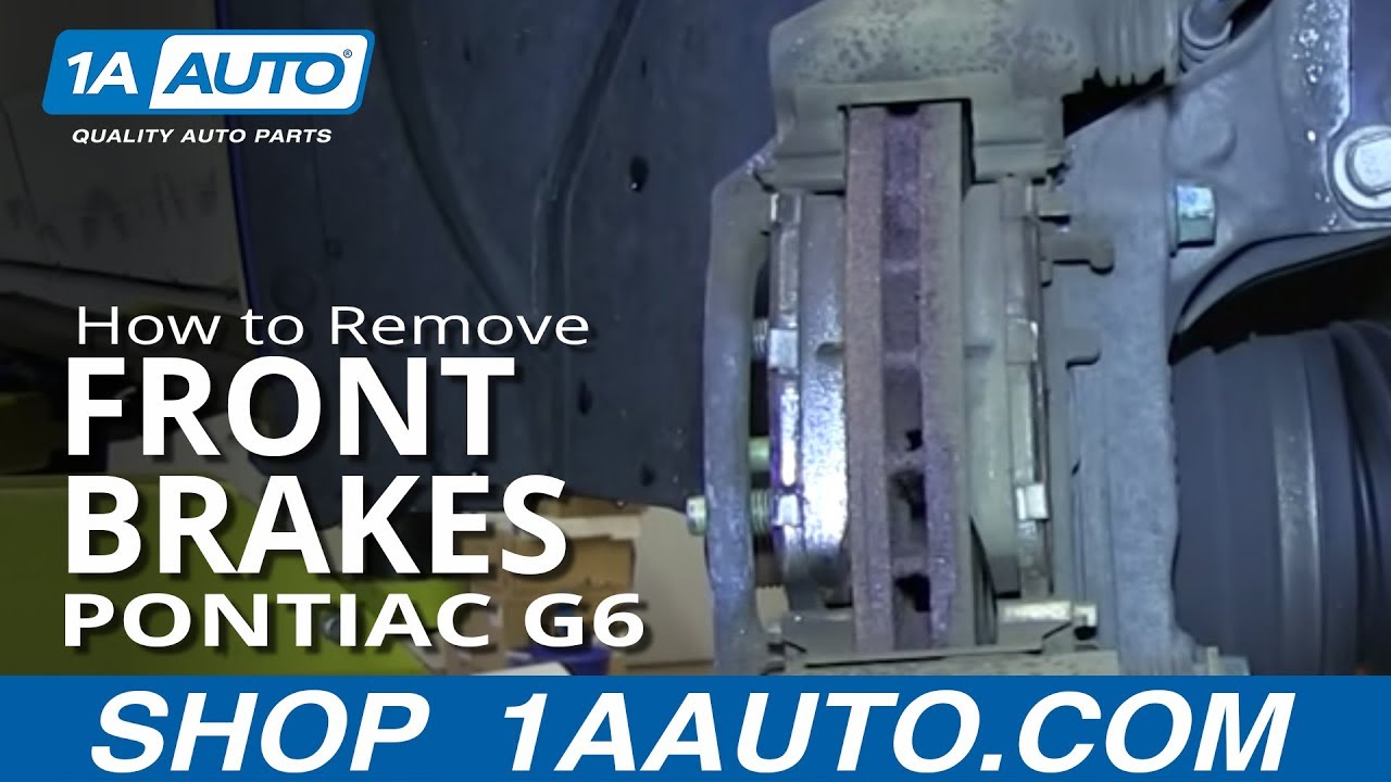 Как заменить передние тормоза Pontiac G6 05-10
