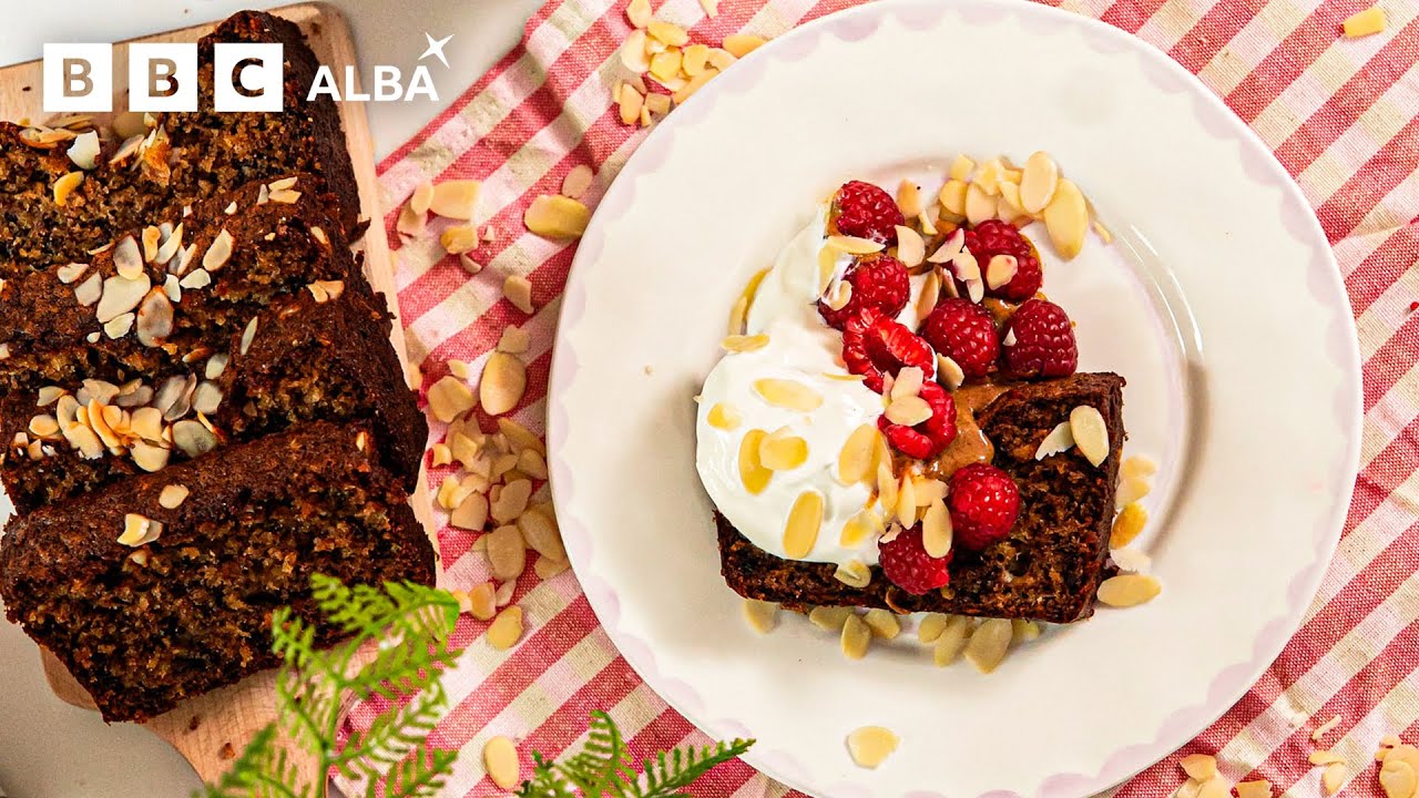 Almond Croissant Banana Bread With Yoghurt and Raspberries | Brunch le Abigail | BBC ALBA