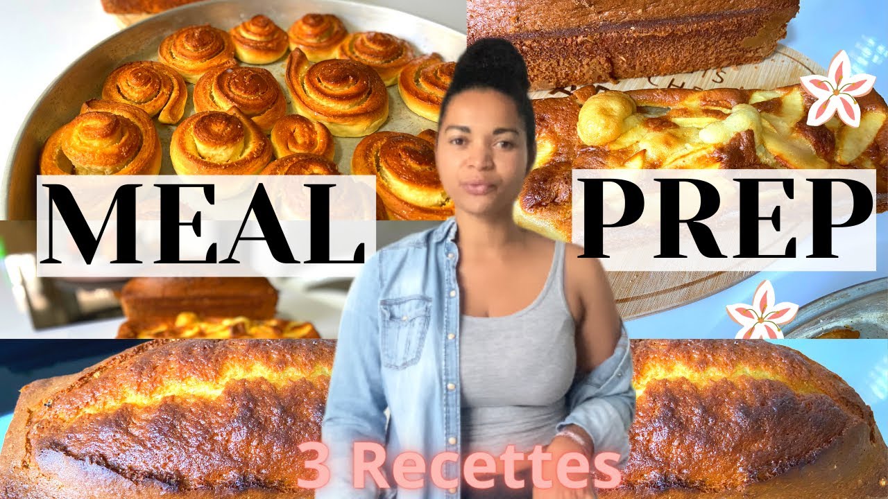 MEAL PREP 3 recettes goûter / petit déjeuner