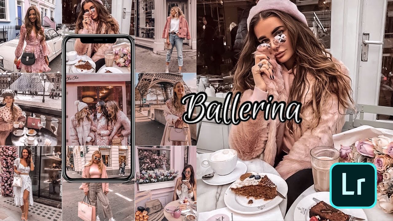 Ballerina Lightroom Preset – Soft Pink Glow for Feminine Aesthetic