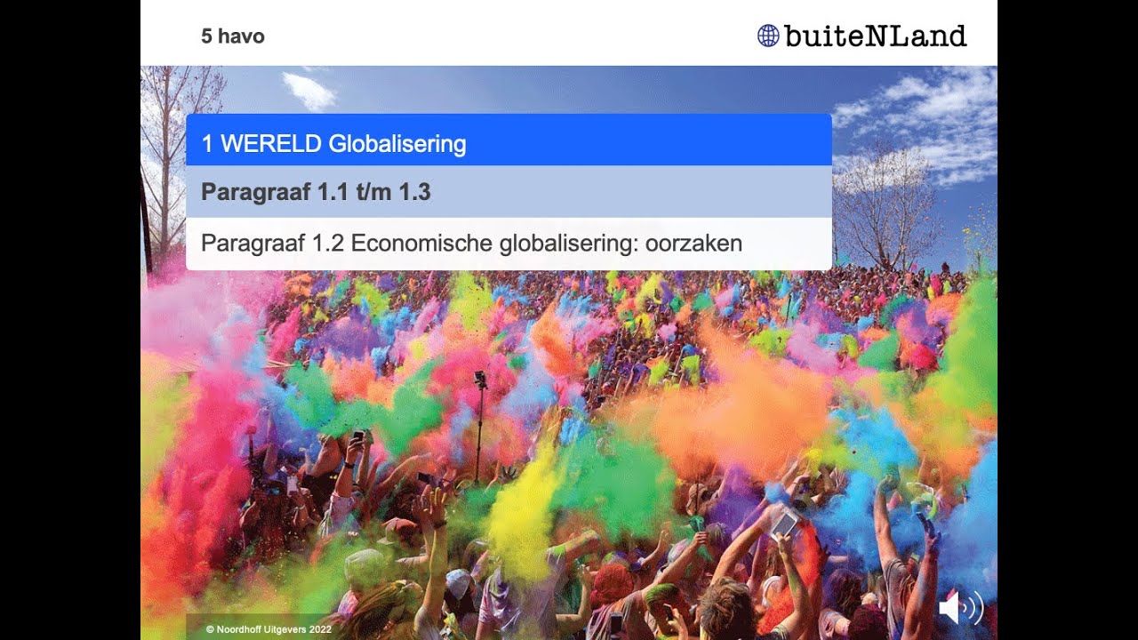 Hoofdstuk 1.2 Aardrijkskunde HAVO 5 FLEX: Economische globalisering: de oorzaken