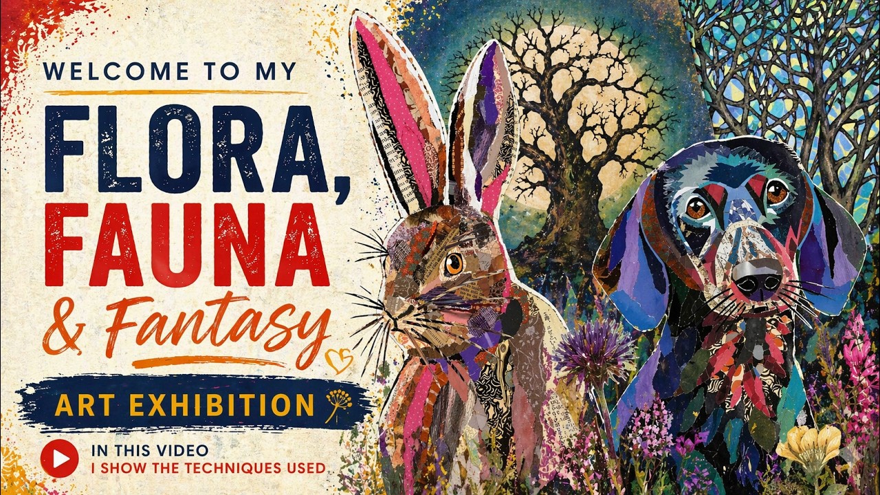 Alison Adams: Welcome to my 'Flora, Fauna and Fantasy' Art Exhibition